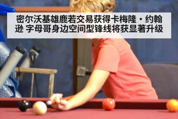 密尔沃基雄鹿若交易获得卡梅隆·约翰逊 字母哥身边空间型锋线将获显著升级 | j9 game